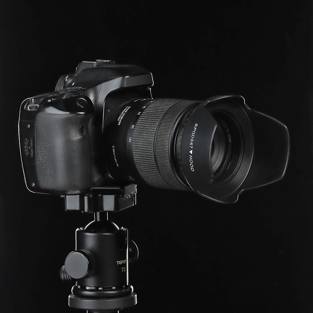 Practical Accessories Camera Sunshade Anti-Glare Cover Protective Shield Screwed Lens Hood