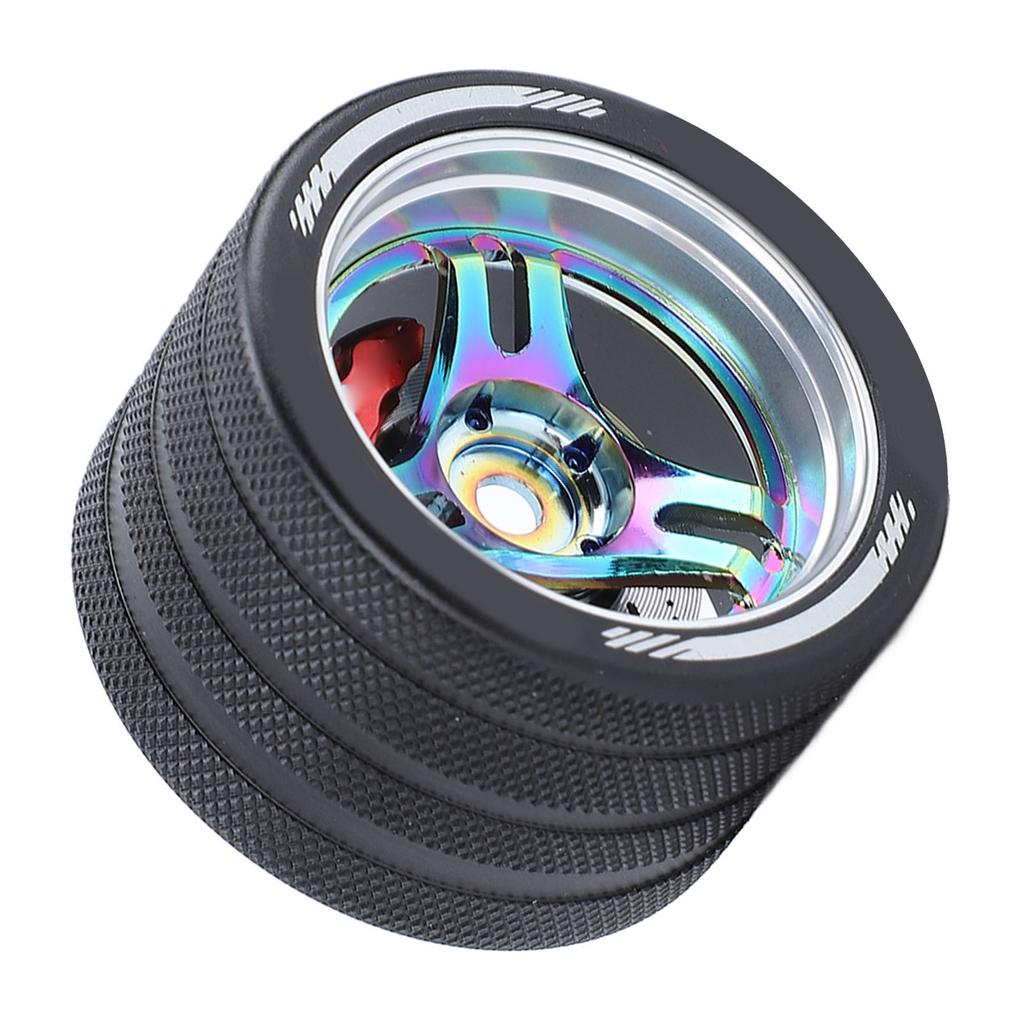 RC Transmitter Steering Hand Wheel Replacement Accessory Aluminum Alloy RC Steering Wheel Grip for for FUTABA