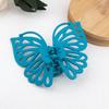 9 см Милые Женские Девушки Молодежная Мода Подарок Зажим для Затылка Заколка для Волос Конфетный Цвет Однослойный Полый Крыло Усики Бабочка Заколка-Краб для Волос