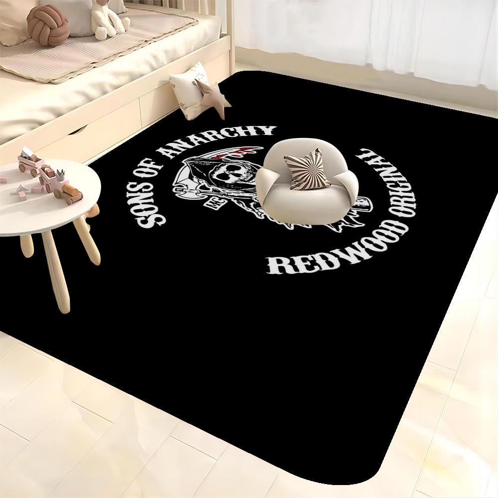 Сыны Анархии Американские Коврики для Комнаты Противоскользящие Впитывающие Воду Длинный Коврик-Подушка Коврик для Спальни Приветственный Дверной Коврик