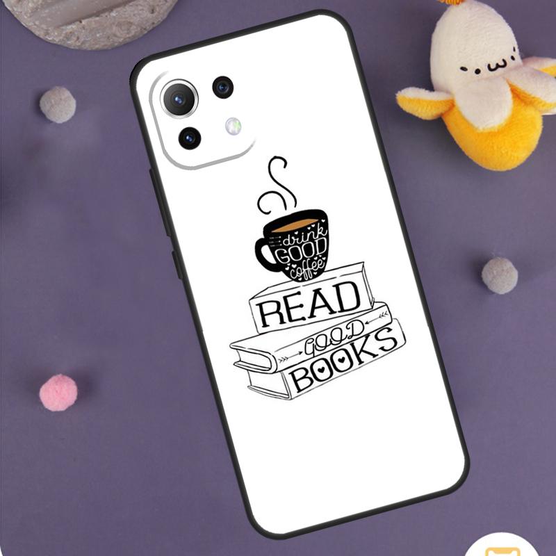 Чехол 'Книги и Кофе' для Xiaomi 15T Pro 13T 14T 14 15 Ultra 17 Pro Max POCO F8 Pro F5 F6 F7 X5 X6 X7