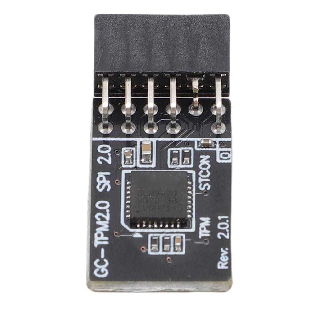 TPM 2.0 Security Module 12-1 Pin Remote Boards Security Module Motherboard SPI Bus Interface 2.54Mm Spacing