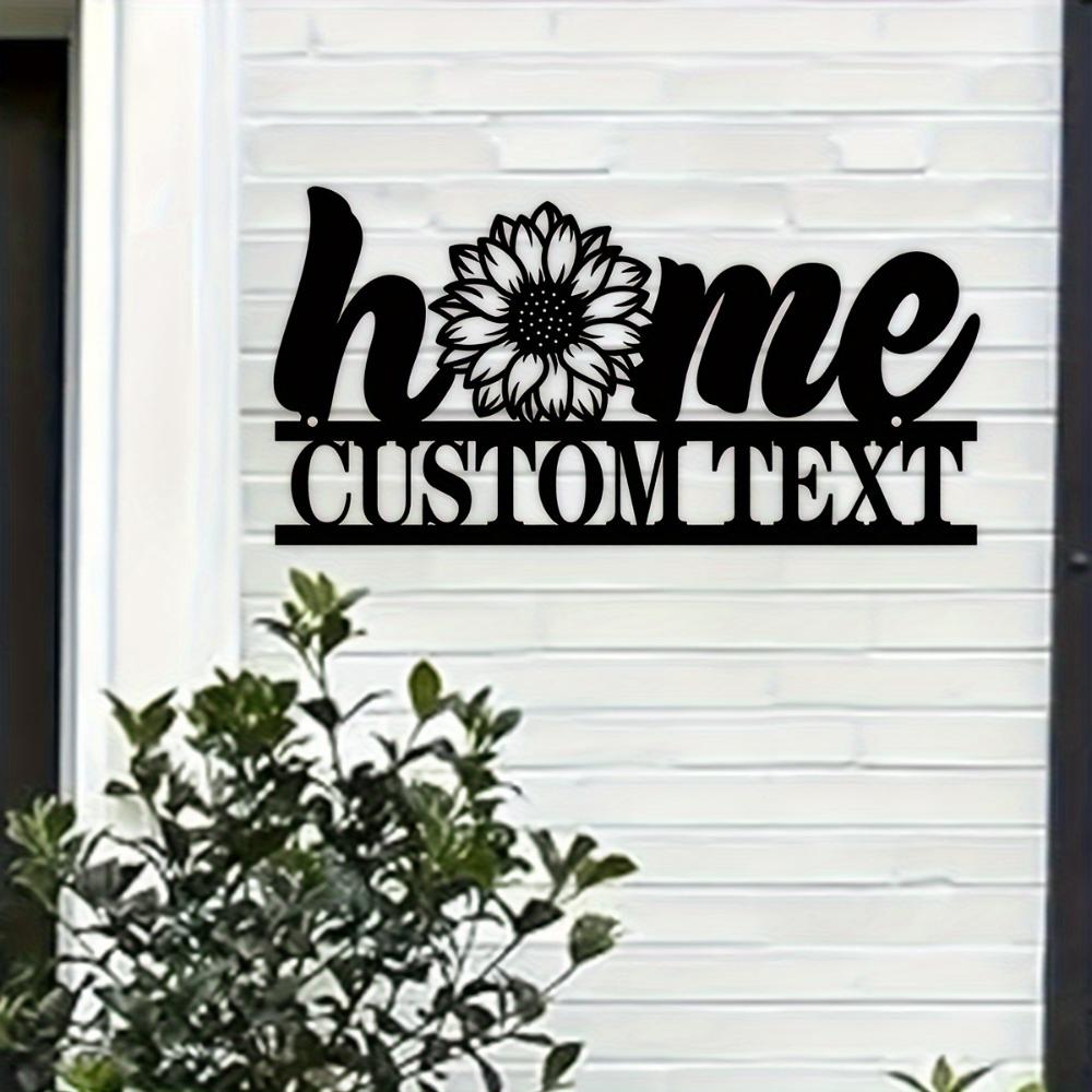 Metal Wall Art Sunflower Vintage Home Decor Personalized Gift for Garden