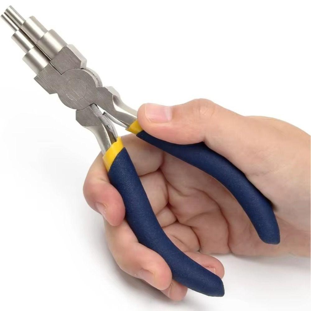 Coil Winding Tool Jewelry Pliers Multifunctional Round-nosed Pliers Six-section Pliers Jewelry