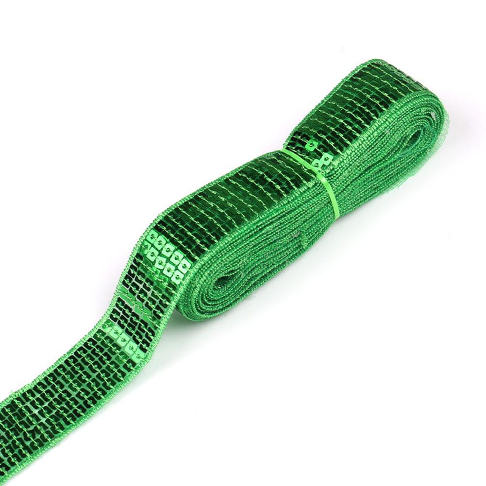 20 ярдов блестящей ленты с пайетками, бисерной кружевной отделкой, пайетками, швейной тканью для пэчворка, аппликации, рукоделия, украшения свадебного платья