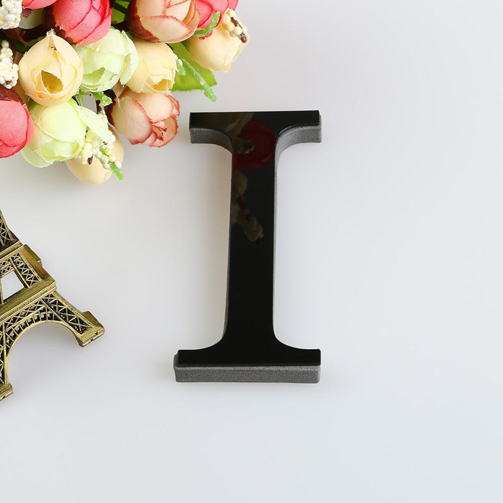 26 букв DIY 3D зеркало акриловые наклейки на стены наклейки домашнего декора стены искусства росписи