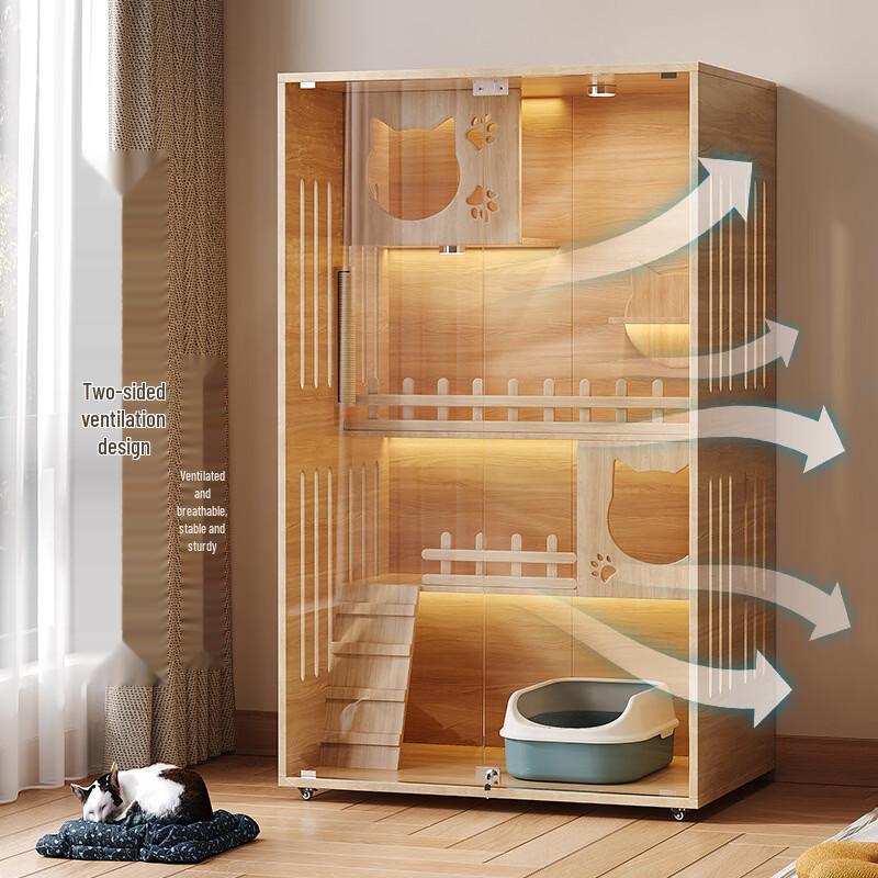 Luxury Multi-Tier Indoor Cat Tree & Condo