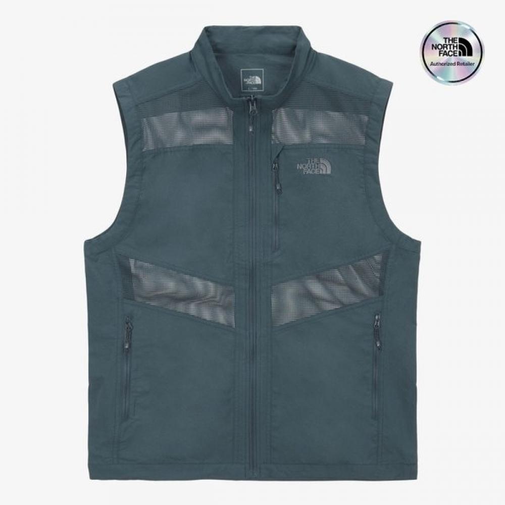 The North Face Мужская сетчатая жилетка Fly Smoke Blue nv5vS00b