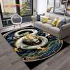 3D China Dragon Myth Art Cartoon Carpet Rug for Home Living Room Bedroom Sofa Doormat Decor,Kid Play Area Rug Non-slip Floor Mat