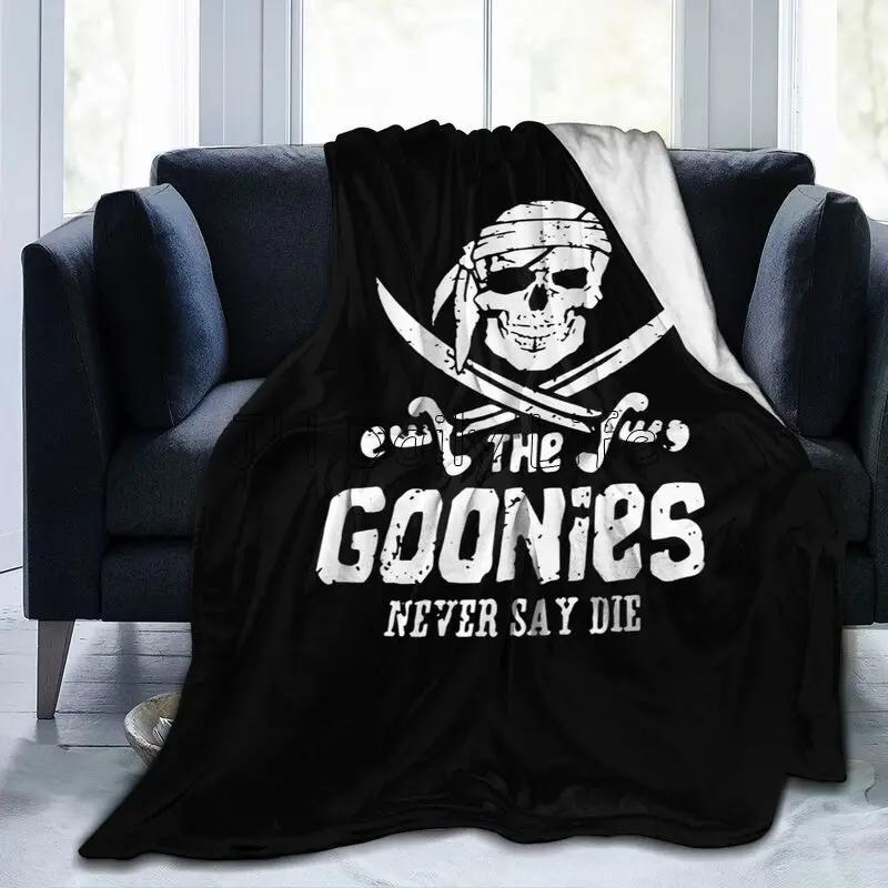 Плед The Goonies Never Say Die Легкий Плюшевый Пушистый Теплый Фланелевый Флисовый Плед для Дома Кровати Дивана Дивана Гостиной