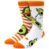 High Quality Cotton AB Socks Food Pattern Long Tube Funny Happy Men Socks Novelty Skateboard Crew Casual Crazy Woman Socks