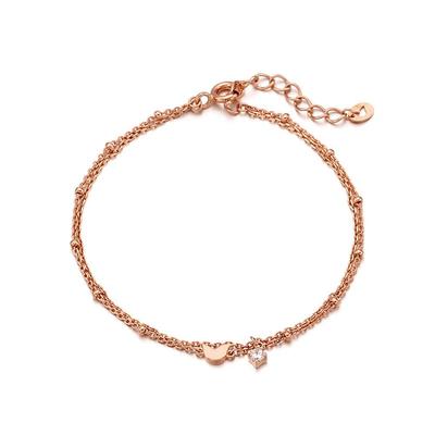 Браслет Twinkle Dew Серебристо-розовый Tbssvp11650M
