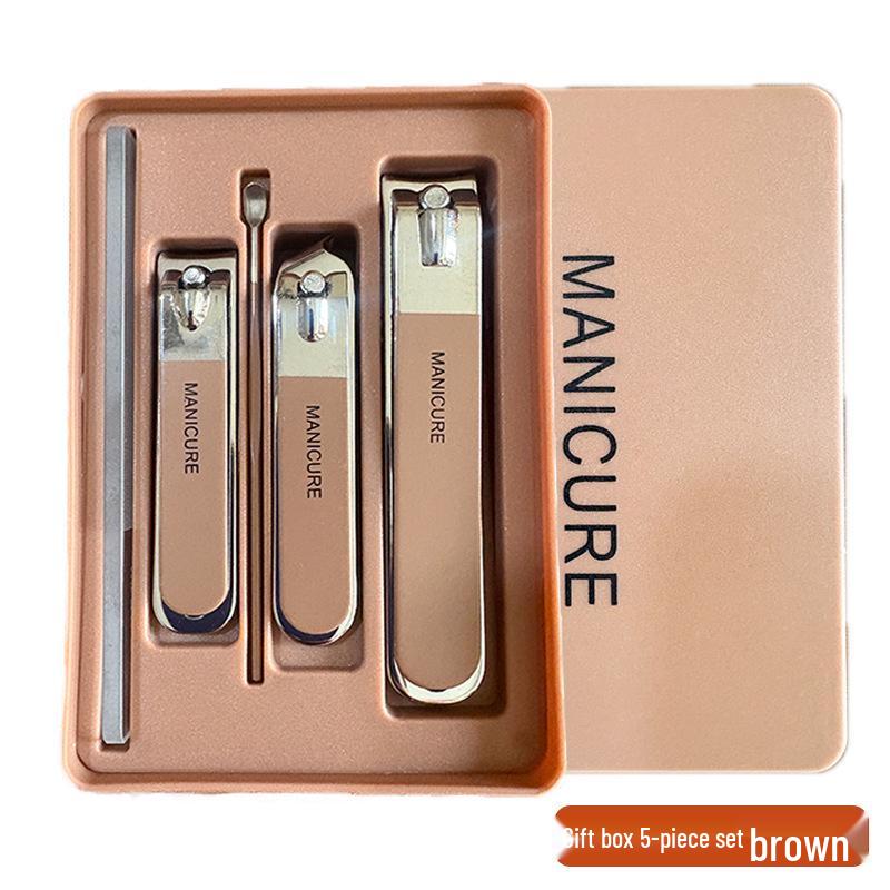 Премиальный набор кусачек для ногтей, устойчивый к смазыванию и брызгам, для мужчин и женщин