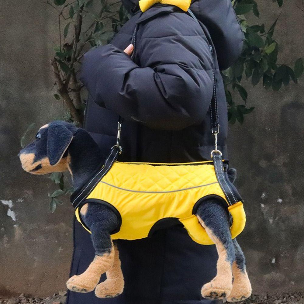 Verdickter Griff Hunde-Anhebegeschirr Beinstütze Haustier-Gehhilfe Gurte Haustierbedarf