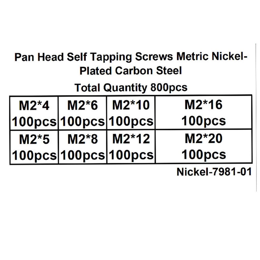 1200 шт. микро-саморезов с плоской головкой, крестообразные мини-винты, крошечные электронные винты для проектов «сделай сам», прочные
