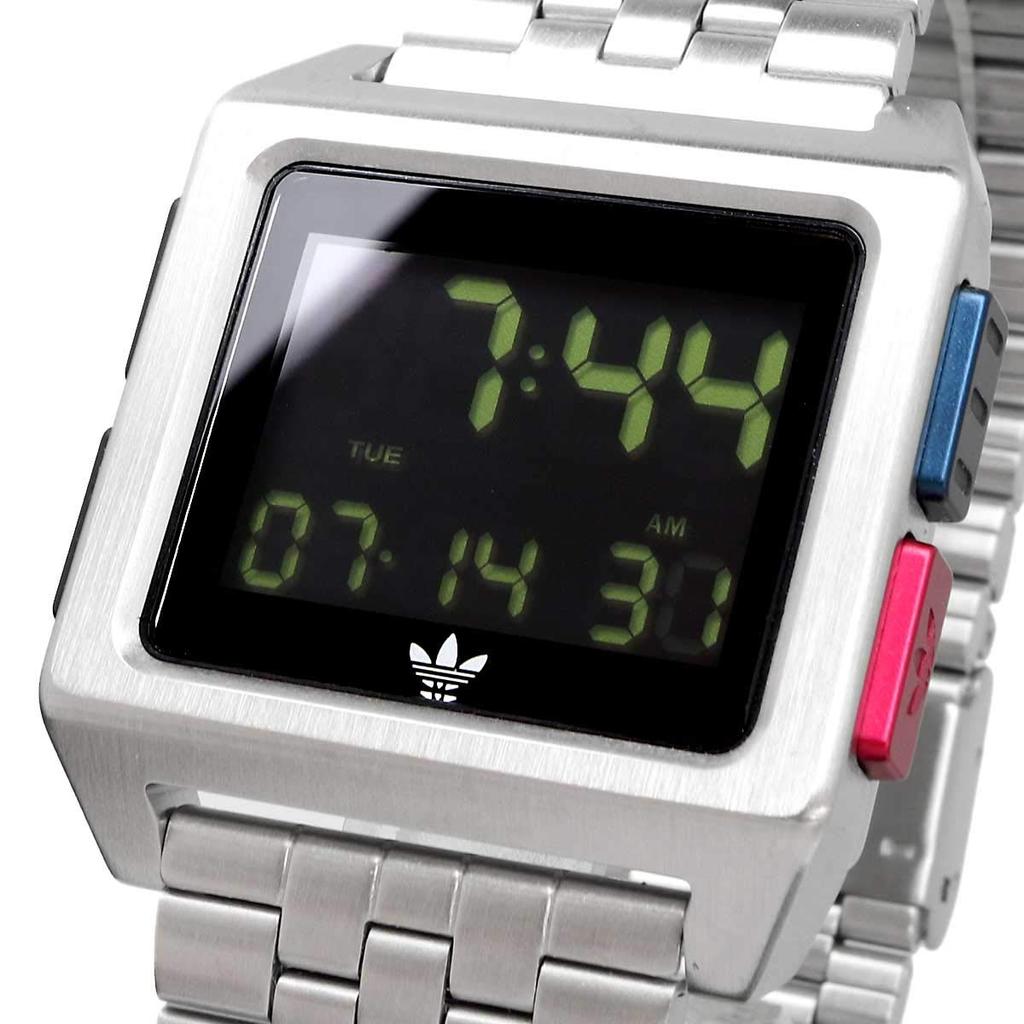 Adidas Архив M1 Синий Красный F Часы Z01-2924 [Б/У]