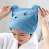 Новый мультяшный гигроскопичный и дышащий тюрбан из микрофибры, быстросохнущая шапочка для волос, обернутая полотенцем, шапочка для волос
