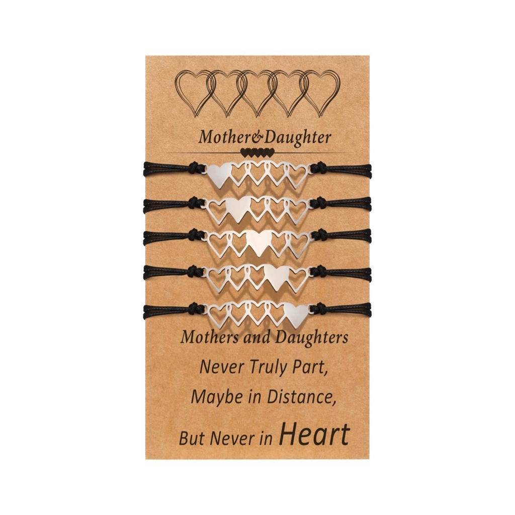 Браслет JYL TS для пары, сердце, плетение на вощеном шнуре, укрепляет близость и связь