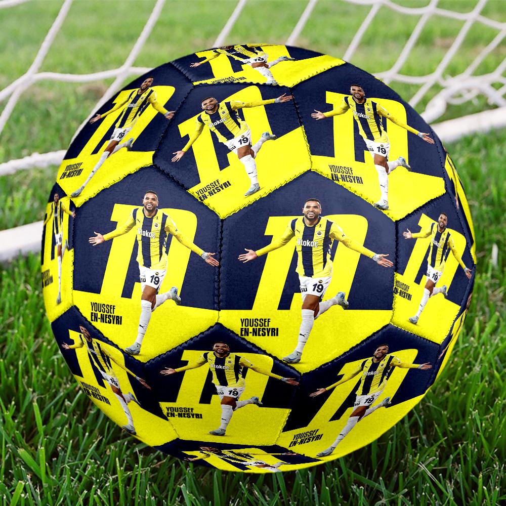 1pc Youssef Ennesyri Celebration Size 5 Football Soccer Balls, Competition Sport Football Indoor And Outdoor Training Ball. Q63014