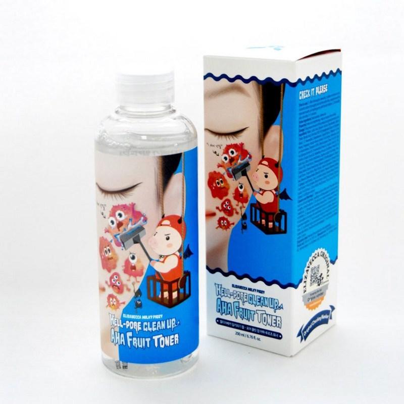Тонер Elizavecca Milky Piggy Hell Clean Up Fruits, 200 мл, 1 шт.