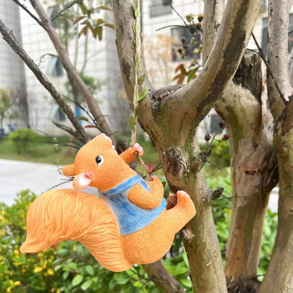Креативная статуэтка животного для сада, подвесная обезьяна, уличная фигурка, украшения