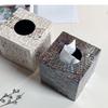 Стильная и элегантная коробка для салфеток, бытовая, с выдвижными салфетками, декоративные элементы для стола в гостиной