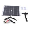 18V 50W Monocrystalline Silicon Solar Panel 10-In-1 Charging Line Charger Without Controller for Car