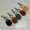 Keyring For Protective Case Retro High Quality Leather Keychain For Anti-Lost Tracker Locator Device Accessories