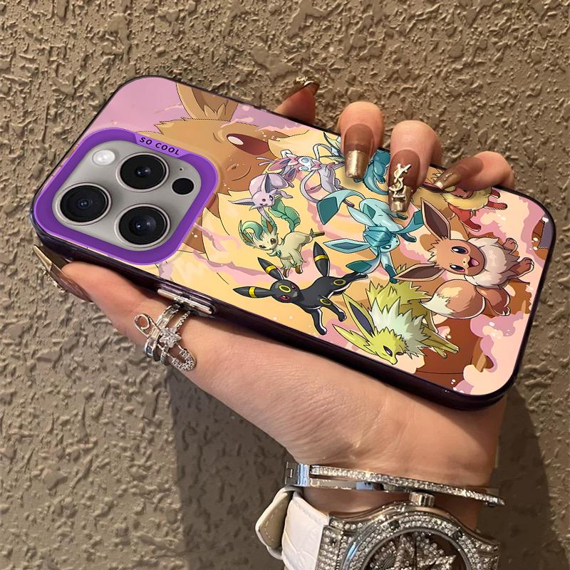 Shockproof Hard Cover Frosted Case for iPhone 16 E 15 Pro Max 14 Plus 13 12 Mini 11 Pro Max XS X 8 7 SE Acrylic Pokemon Gengar