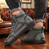 Новые мужские нюдовые ботинки высокие ретро противоскользящие рабочие обувь уличная обувь мягкие мужские классические ботильоны нескользящие балетки мокасины кроссовки
