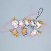 Sanrio Аниме 3 см Брелок Hello Kitty Фигурка Кошки Кукла Горничной Кавайный Подвеска на Телефон Рождественская Игрушка Подарки Для Девочек Детей