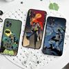 Чехол для телефона W-Batmans-r для iPhone 17 16 15 14 13 12 Mini 11 Pro Plus Мягкий силиконовый чехол