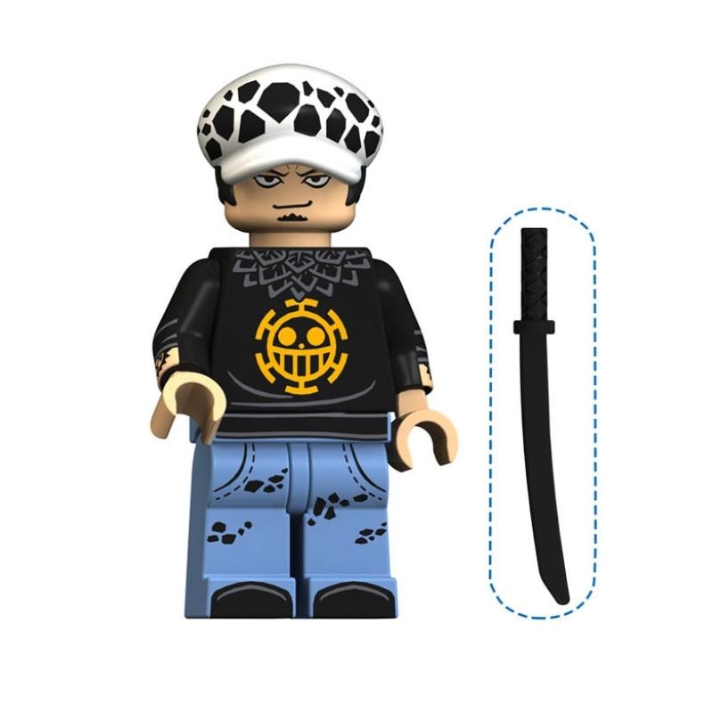 Набор из 15 пиратских строительных блоков One Piece: Чоппер, Луффи, Зоро, Робин, Фрэнки и другие!