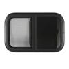RV Push Pull Window with Insect Net Horizontal Round Corner Waterproof Window for Caravan Camper Trailer For 26‑31mm