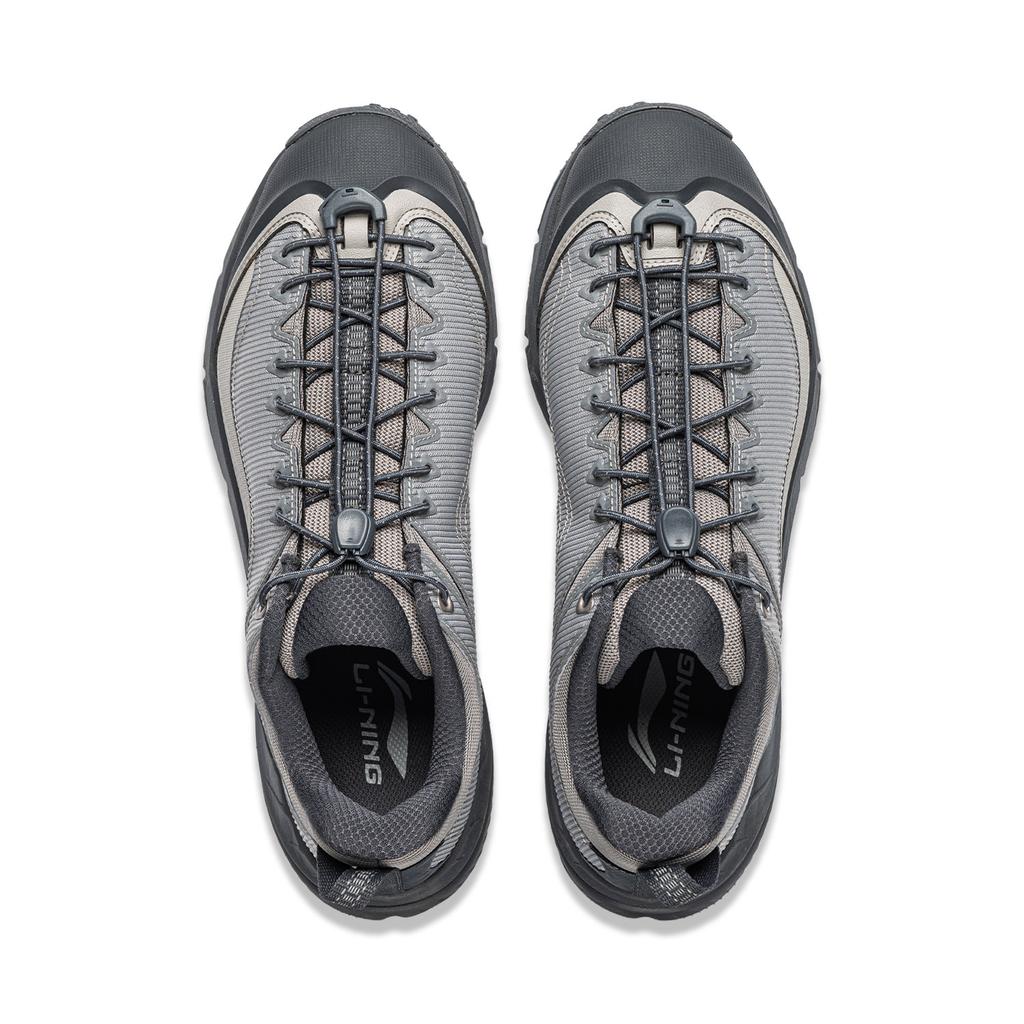 Мужские кроссовки Li-Ning Wind V3 Низкие беговые кроссовки Мужские Ультрасерый Эбеновый черный