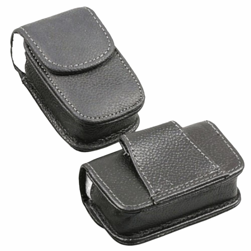 Portable PU Leather Belt Wearable Storage Box Folding Glasses Glasses Case