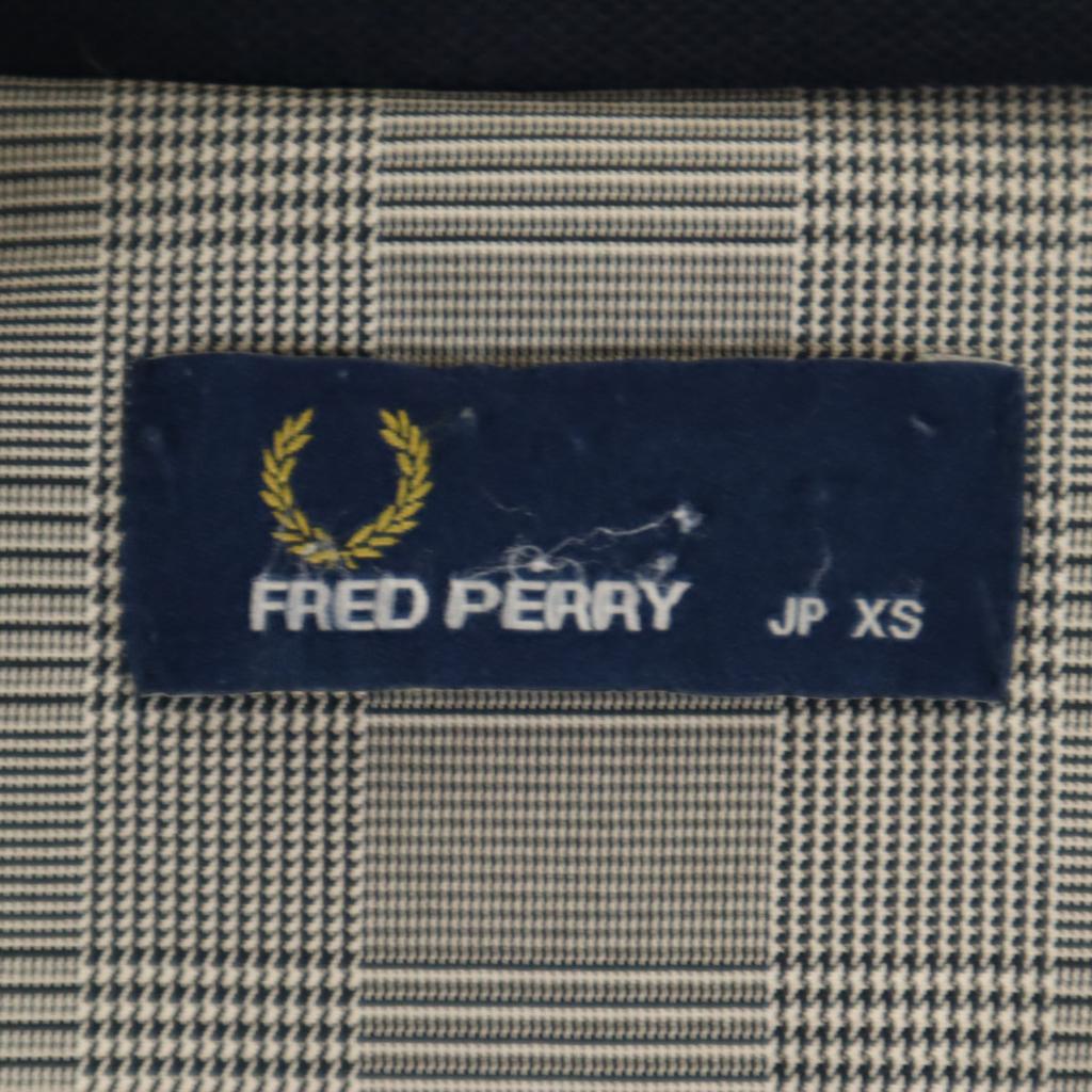 Fred Perry Гибридная пуховая куртка XS Темно-синяя Мужская Б/У