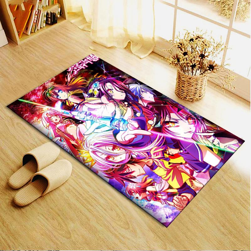 2026 NEW No Game No Life Carpet Rug for Living Room Bedroom Home Sofa Decoration,Kids play Non-slip Floor Mat