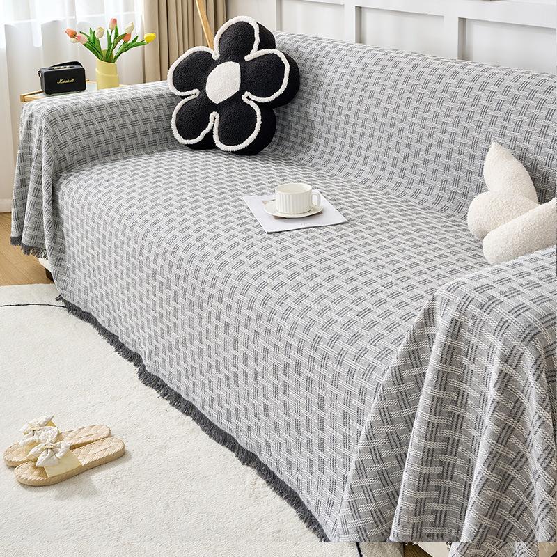 Sofa Cover Chenille Cover Universal Couch Towel Cover Anti-cat Scratch Protection Cover Sofa Blanket Dust Proof Sofa Cover