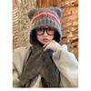 Knitted Hats, Women's Hats, Warm Hats, Windproof Hats, Ear-protecting Hats, Woolen Hats, Cold-proof Hats, and Woolen Hats