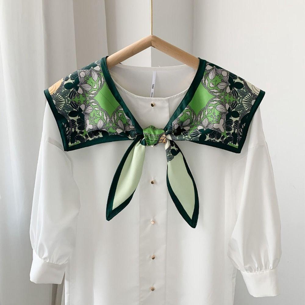 Silk Sunscreen Shawl Sunscreen False Collar Fashion Neckwear Summer