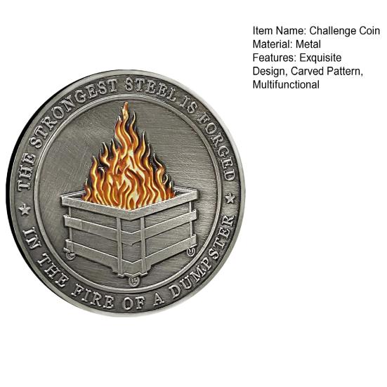 1/2/3/5/10 шт. Монета вызова с резным узором, ретро-серебряная монета, уникальный аксессуар для офисного стола, памятный подарок