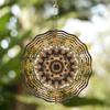 10 Inch Hanging Wind Spinner Bohemian Style Metal Wind Chime with 360 Degree Hook for Garden Balcony Yard Decor Summer Spring Gift