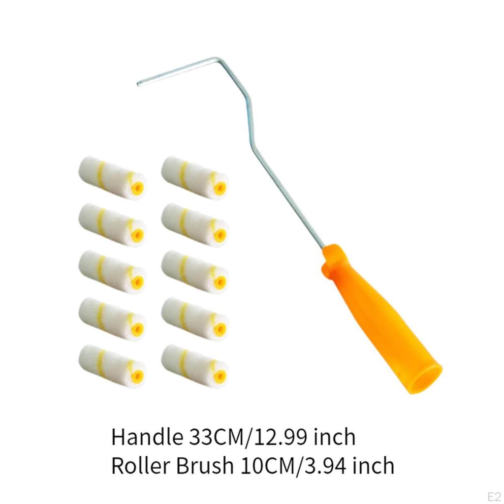 10 шт. Мини-чехлы для валиков, малярные инструменты, настенный инструмент для самостоятельного ремонта