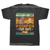 New Funny Pompeii Fun Run Geography Volcanologist Volcanology Graphic Tops Men Oversized Tshirt Hip Hop Short Sleeve T Shirts