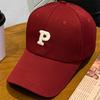 Мужская летняя бейсболка с вышивкой буквы P для защиты от солнца, дышащая