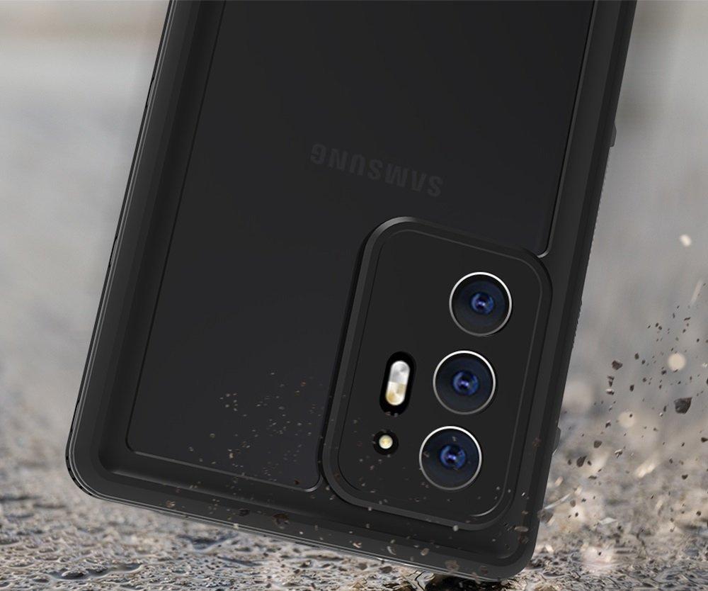 IP68 Waterproof Case for Samsung Galaxy Note 20 Ultra, Redpepper, Black