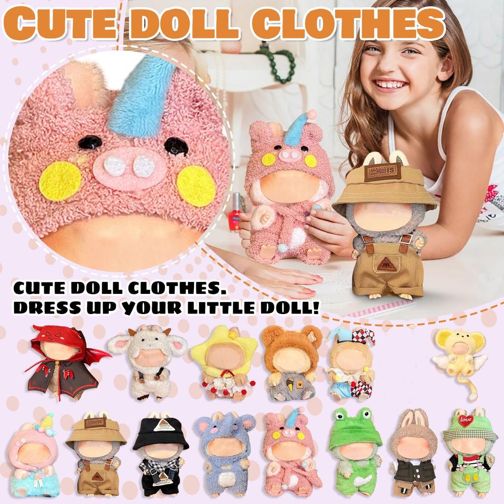 Милая плюшевая кукла, игрушка в подарок, детская тряпичная кукла в мультяшном стиле