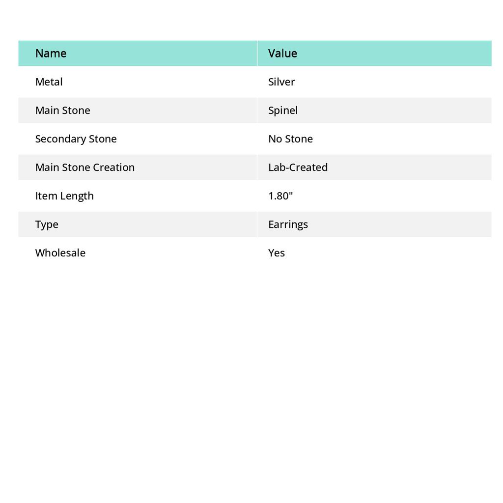Черная шпинель драгоценный камень ручной работы этнические свадебные серьги-подарки ювелирные изделия 1,8" l9O08