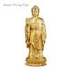 1 шт 25 см полуручной работы латунный Будда Линшань украшение для дома фэн-шуй офис настольные поделки статуэтки религиозные статуи